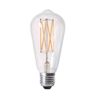 Żarówka dekoracyjna Edison clear LED E27, 4W